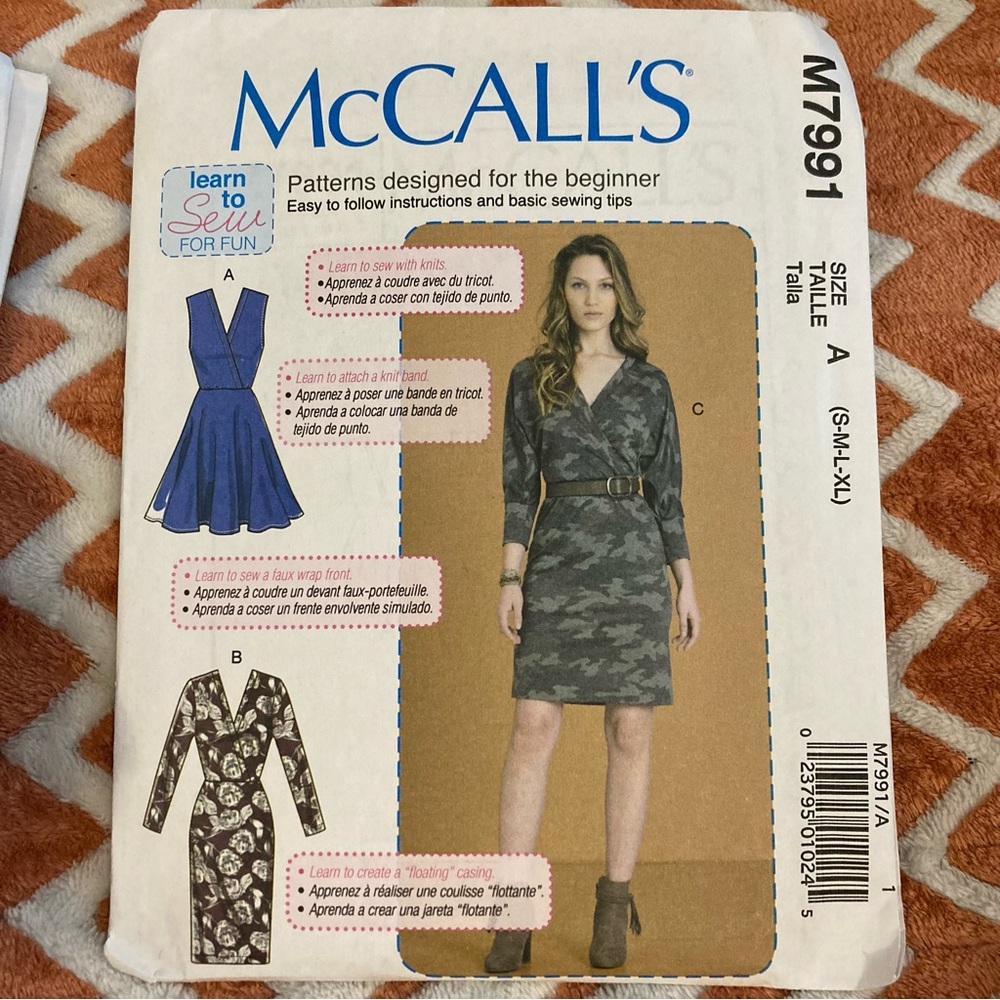McCall’s Sewing Pattern 7991